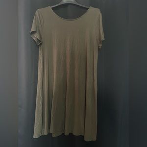 Green T-Shirt Dress